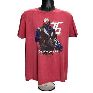 Overwatch‎ Soldier: 76 Graphic Res T-Shirt Size Large – ThinkGeek Blizzard